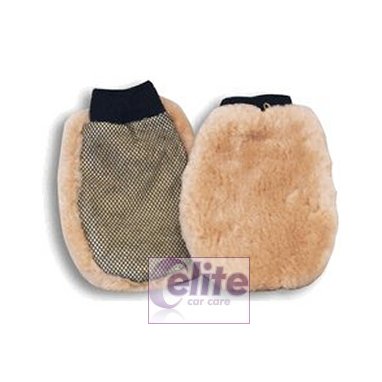 Eurow 100% Sheepskin 2 in 1 Wash Mitt