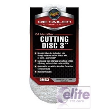 Meguiars DA Microfibre Cutting Disc 3 Pack of Two DMC3
