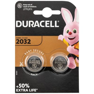 Duracell CR2032 3V Lithium Battery - Twin Pack