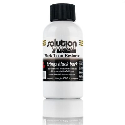 Solution Finish Trim Restorer Black 60ml 2oz