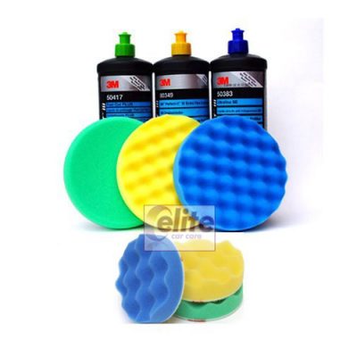 3M Perfect-it III Triple Polish & Compound Set 150 & 80mm Pads