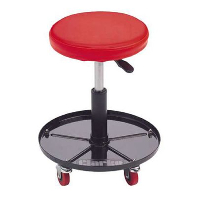 Clarke Detailers Height Adjustable Seat with Tool Storage Tray
