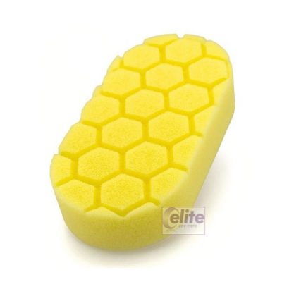 Elite HEXSHINE Yellow Cut & Compound Applicator Pad