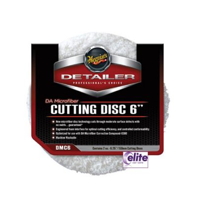 Meguiar's DA Microfibre Cutting Disc 6" - Pack of Two