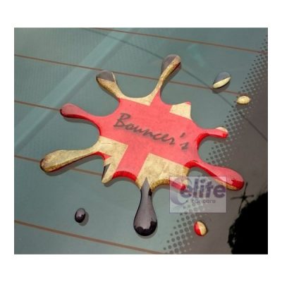 Bouncer's SPLAT Domed Resin Stickers